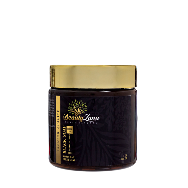 Moroccan Black Soap with Orange Blossom | BeautyZana